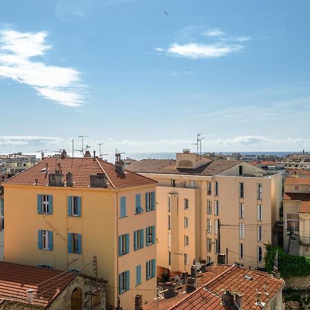 'L'Alicante Proche' Gare, Terrasse, Vue Mer Menton Exterior photo