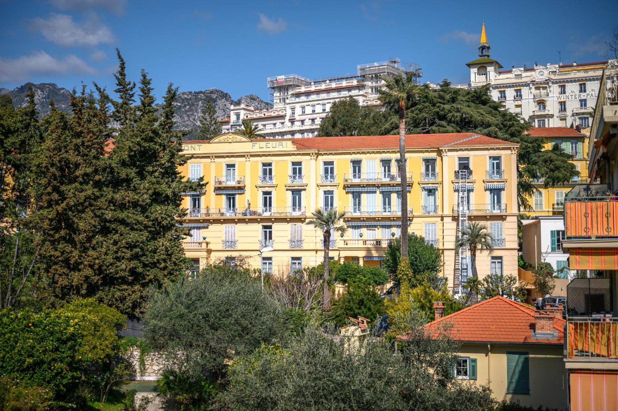 'L'Alicante Proche' Gare, Terrasse, Vue Mer Menton Exterior photo